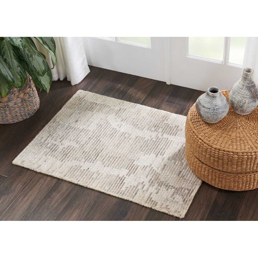 bella rugs ivory gray area rug  x    