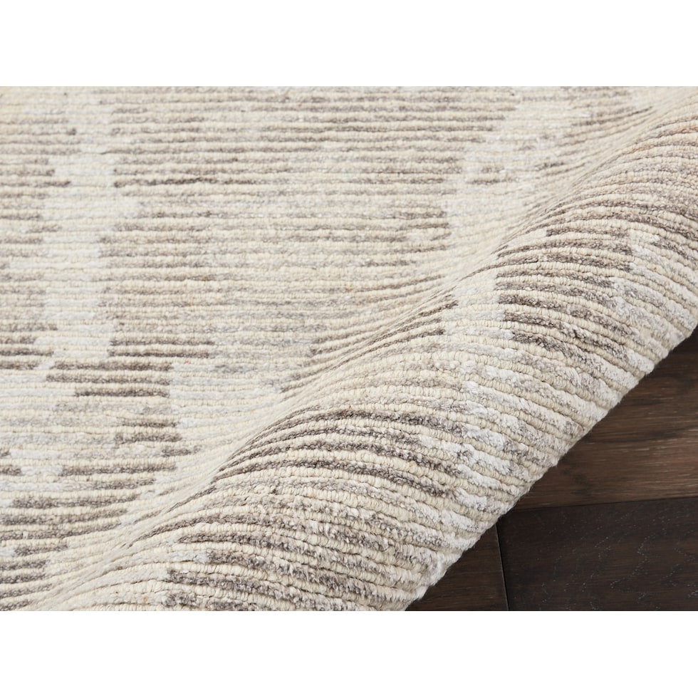 bella rugs ivory gray area rug  x    