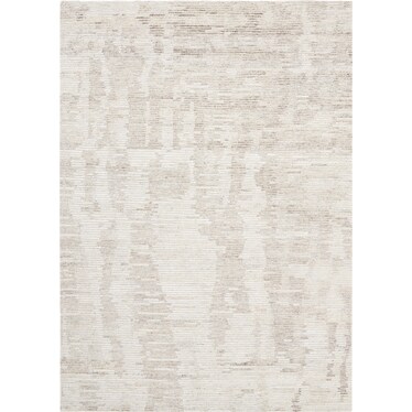 Bella 8' x 10' Area Rug - Ivory/Gray