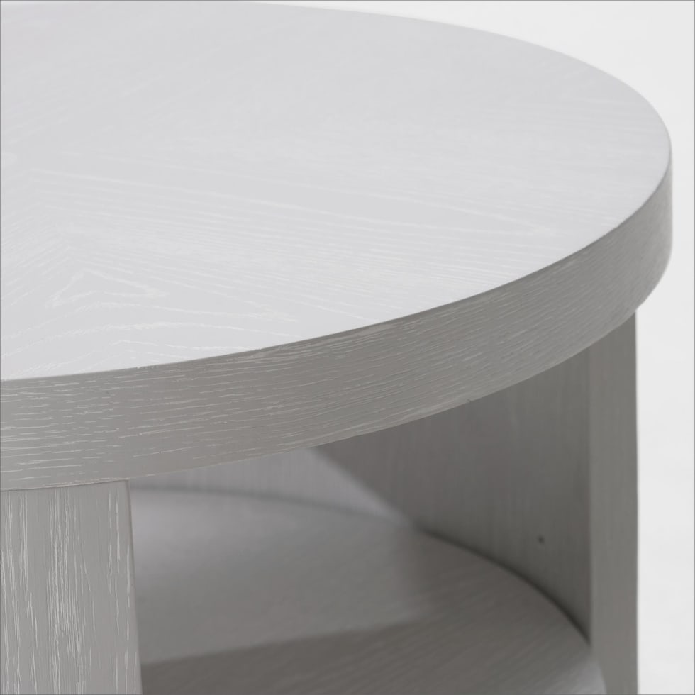 bella tables white chairside table   