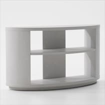 bella tables white console table   