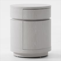 bella tables white end table   