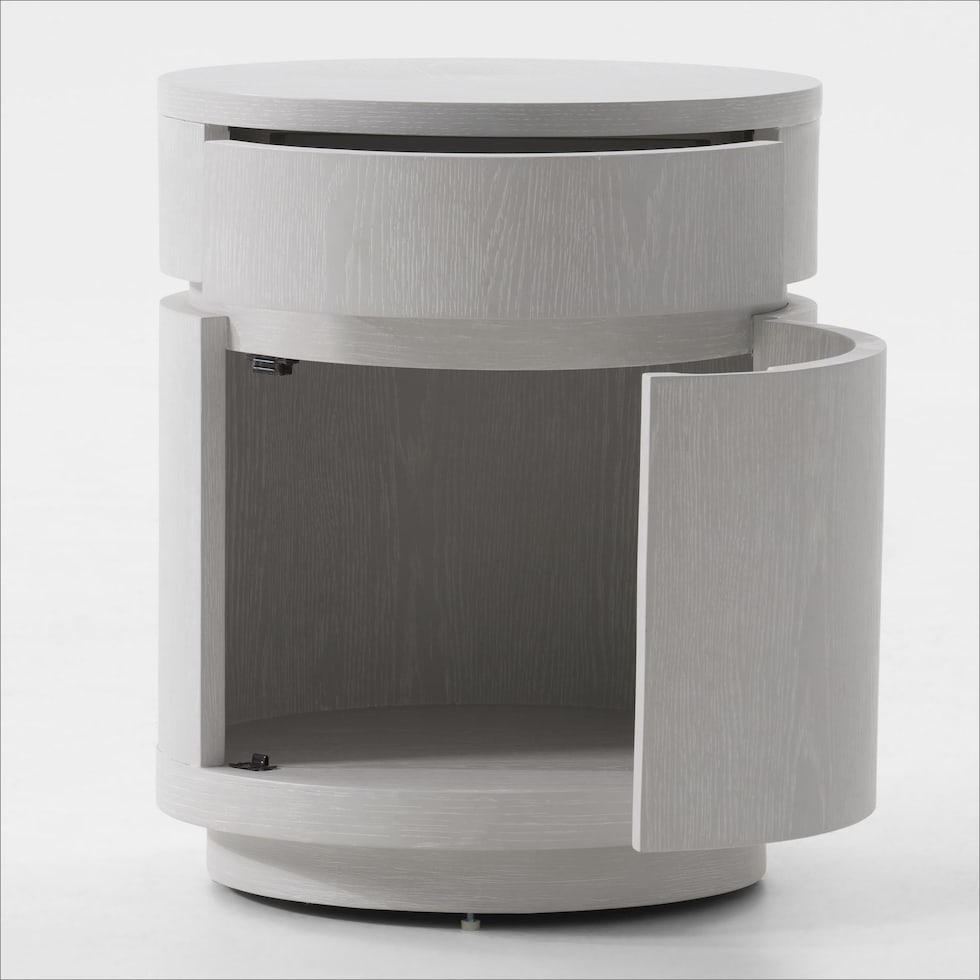 bella tables white end table   