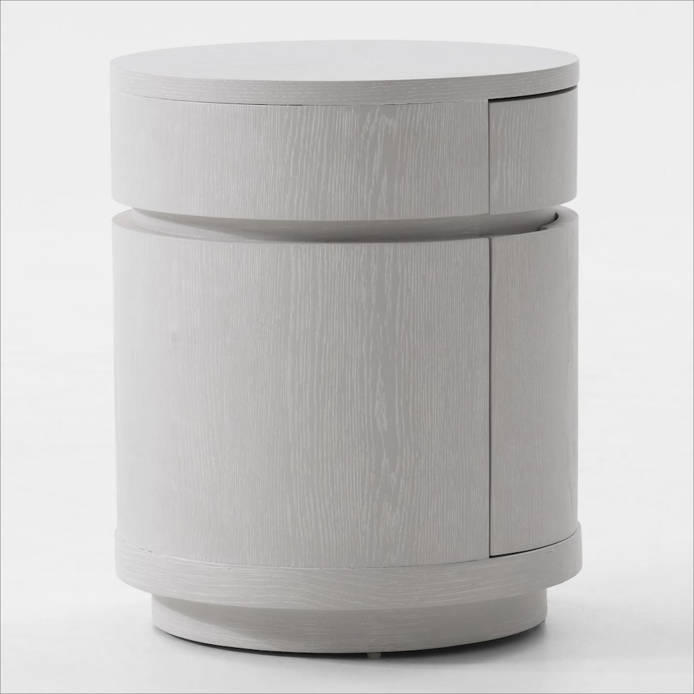 bella tables white end table   