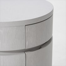 bella tables white end table   
