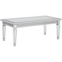 belle silver coffee table   