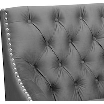 bellevue gray accent chair   
