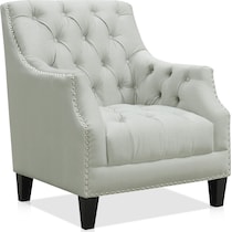 bellevue gray accent chair   