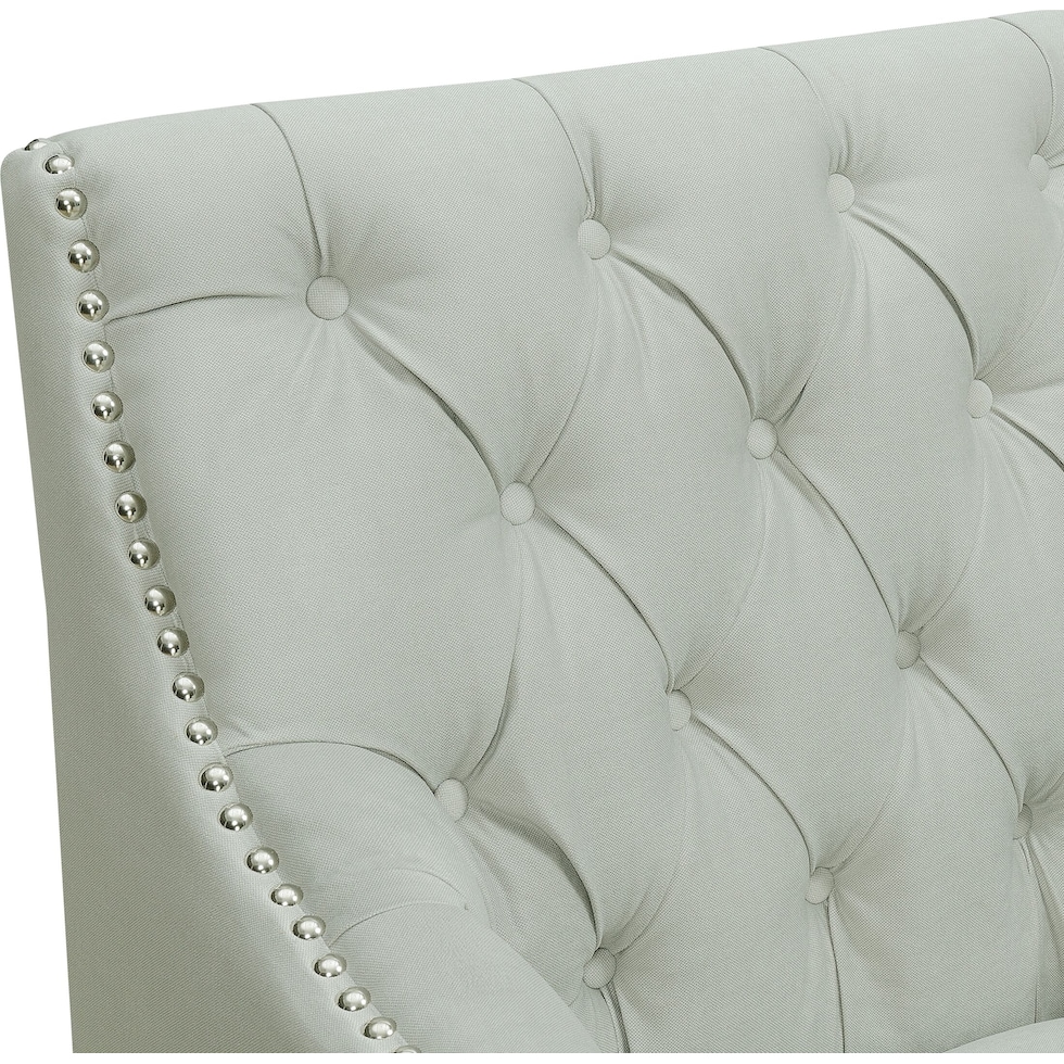 bellevue gray accent chair   