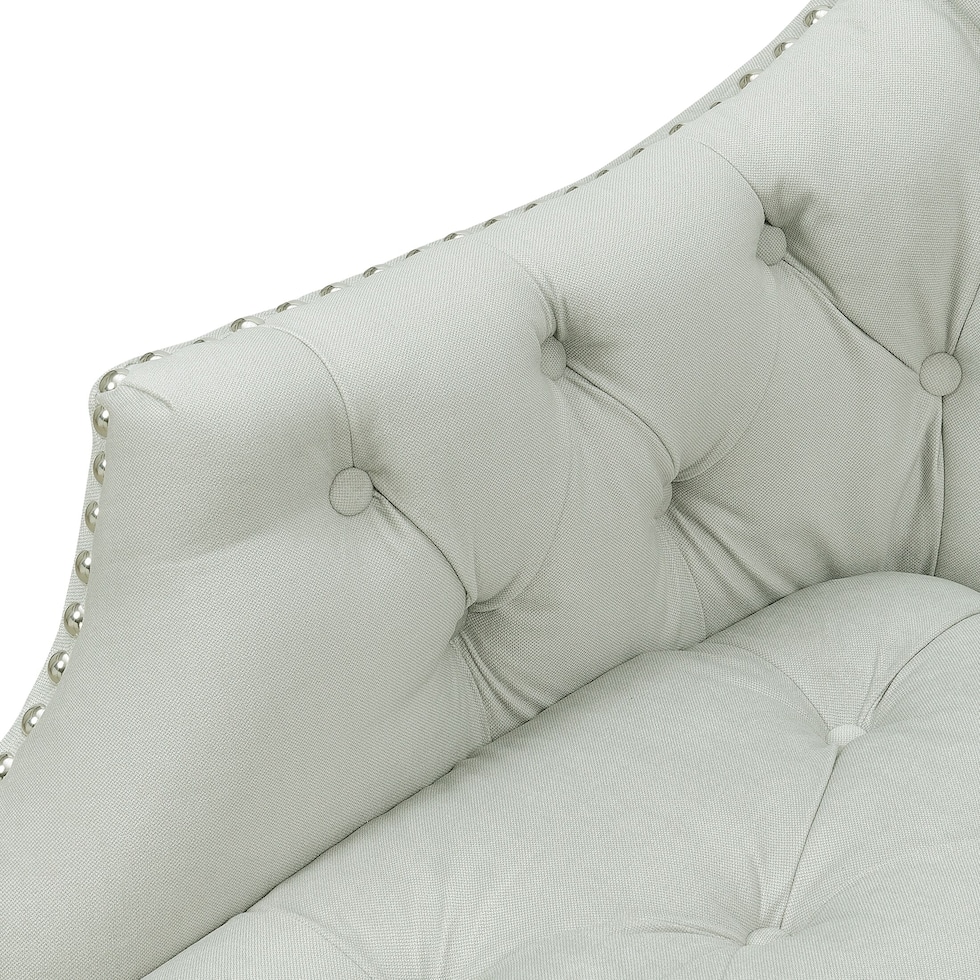 bellevue gray accent chair   