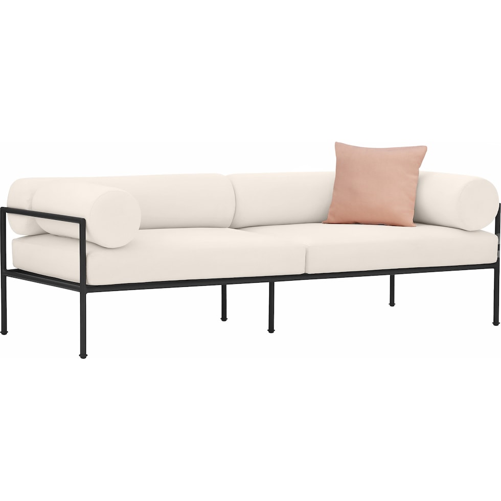 bellevue white outdoor sofa   