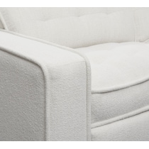 bellini white  pc power reclining sofa   