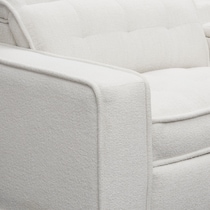 bellini white sectional   