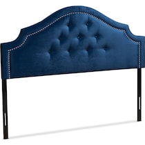 bello blue queen headboard   