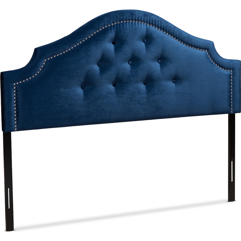 bello blue queen headboard   