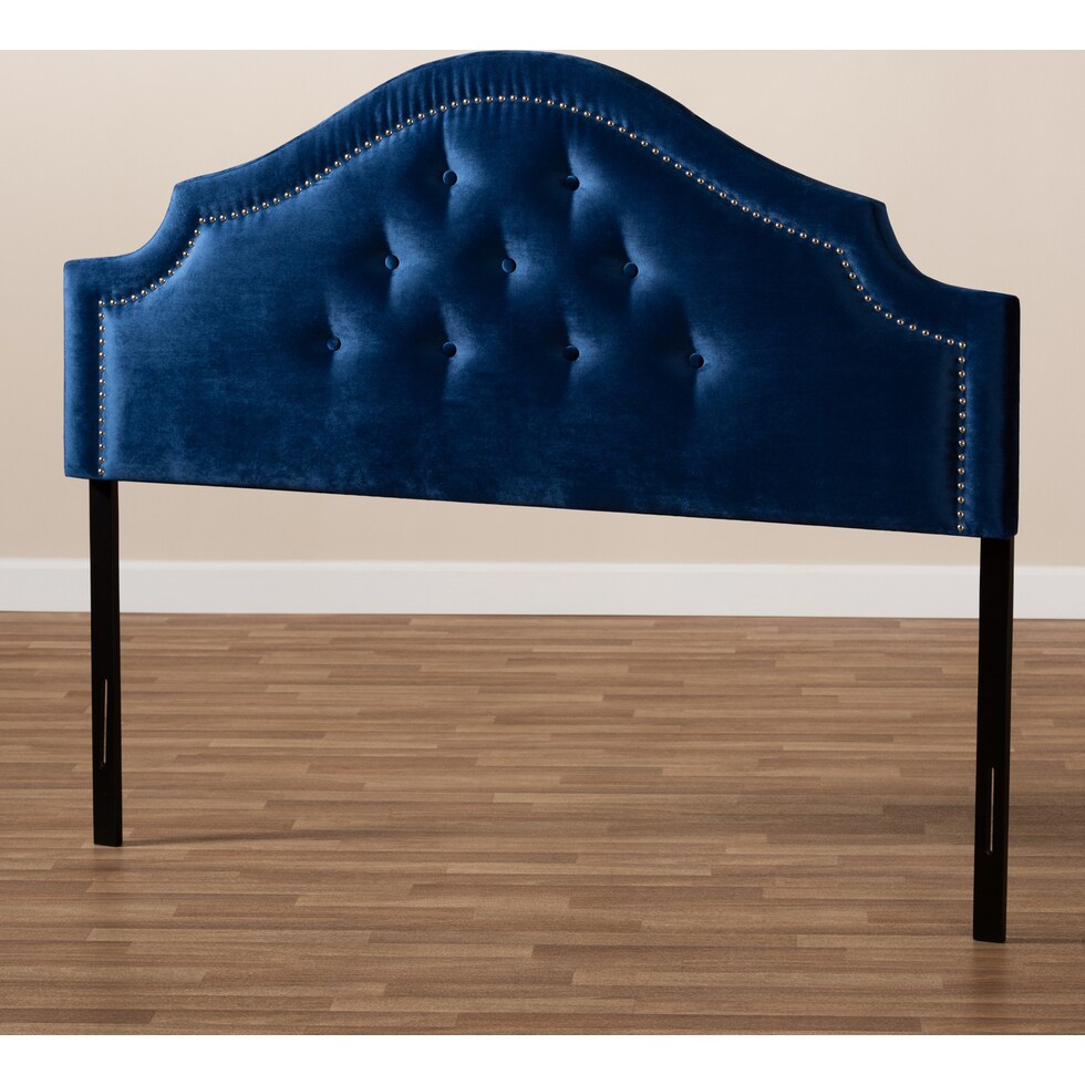 bello blue queen headboard   