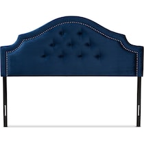 bello blue queen headboard   
