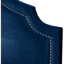 bello blue queen headboard   