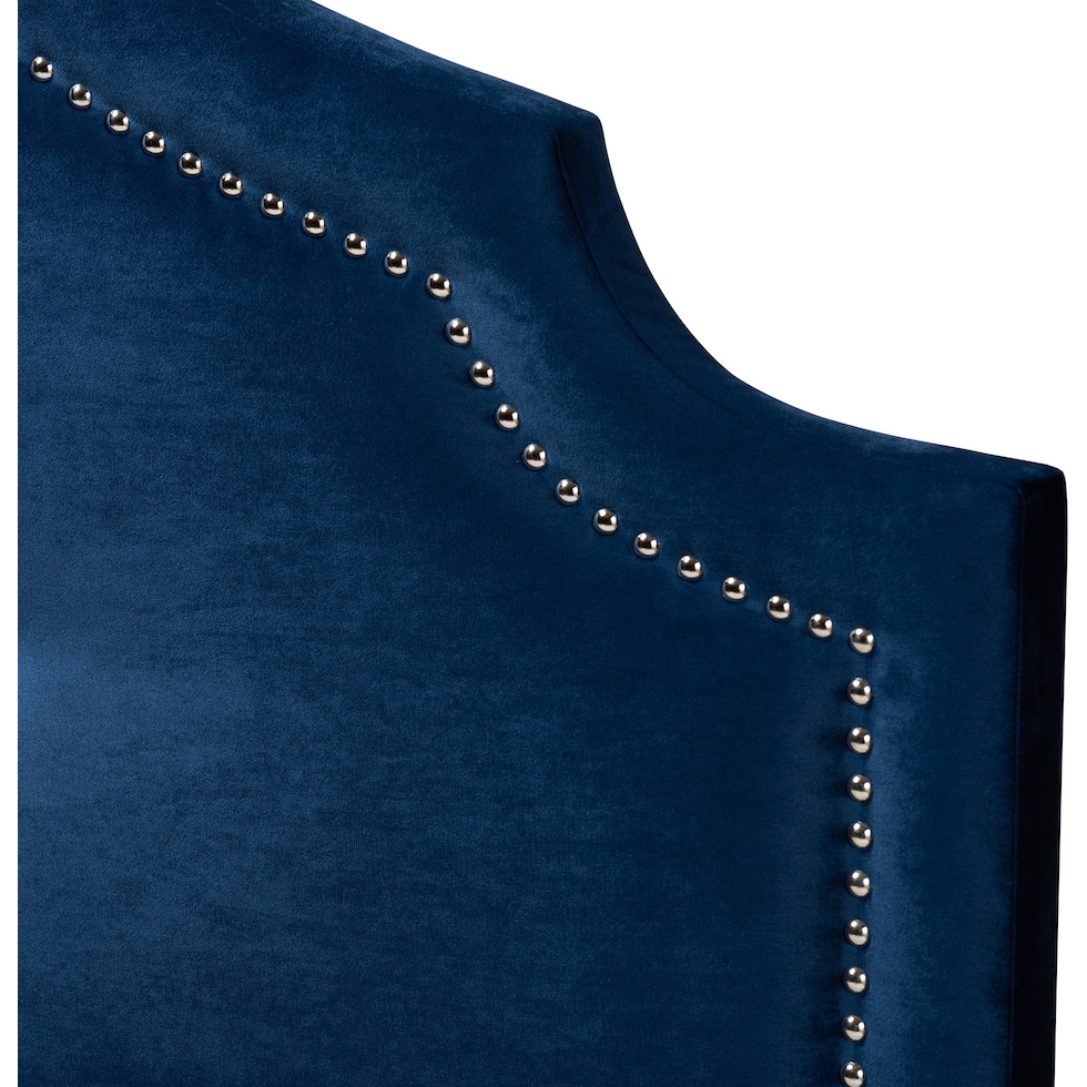 bello blue queen headboard   