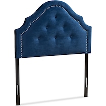bello blue twin headboard   