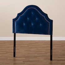 bello blue twin headboard   
