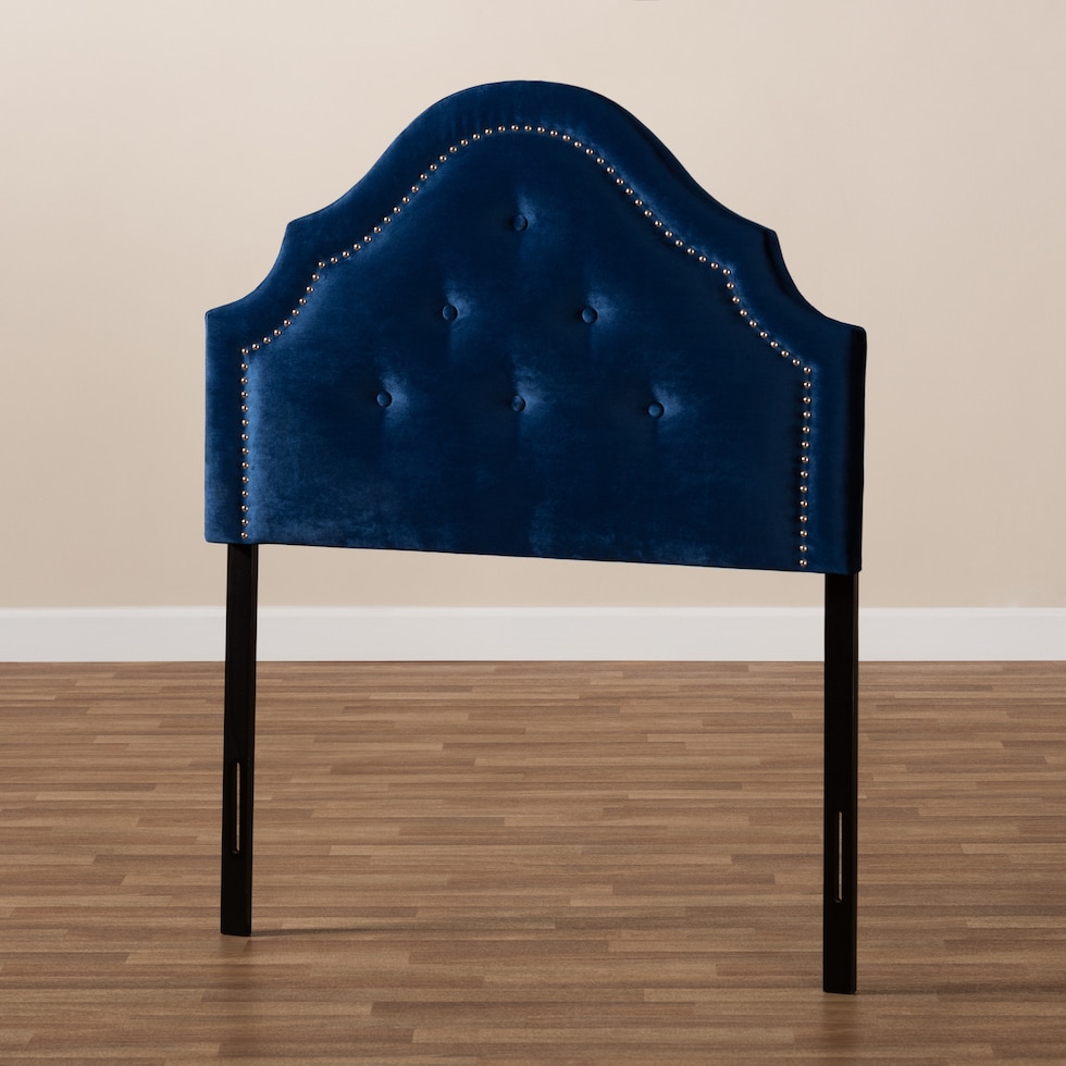 bello blue twin headboard   