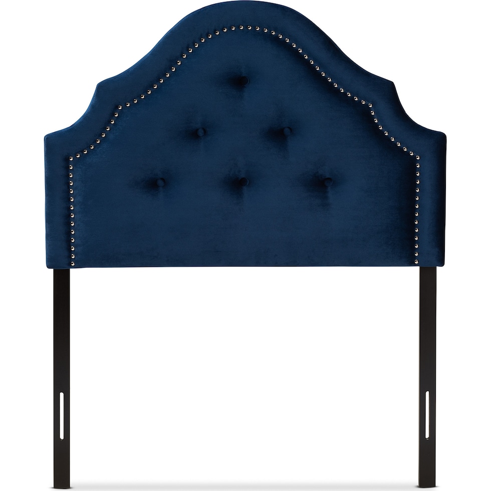 bello blue twin headboard   