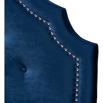 bello blue twin headboard   