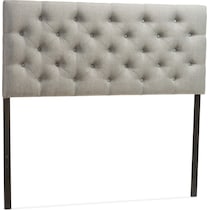 bello gray full headboard   