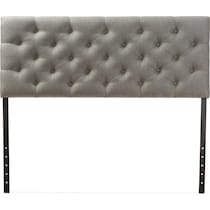 bello gray full headboard   