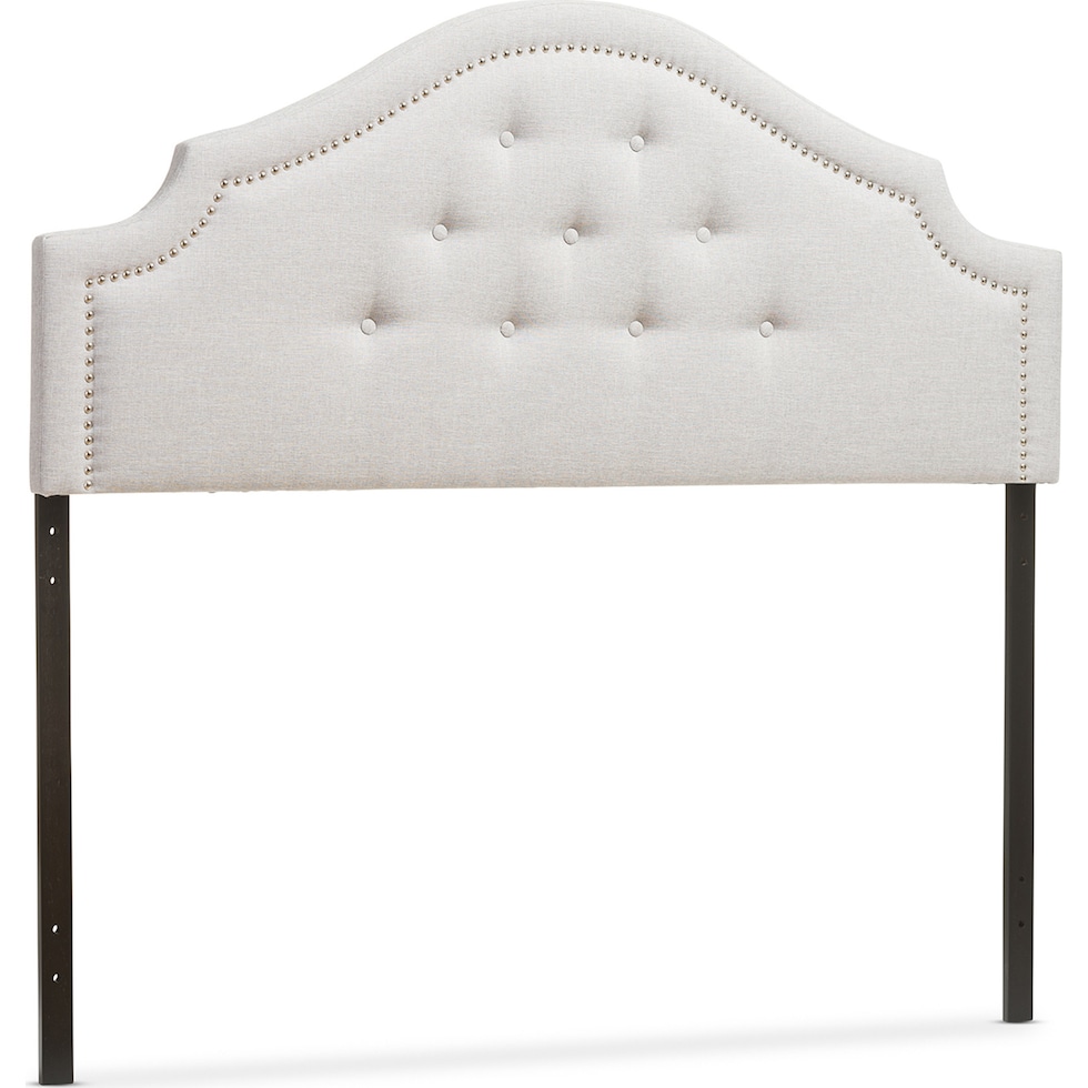 bello gray queen headboard   