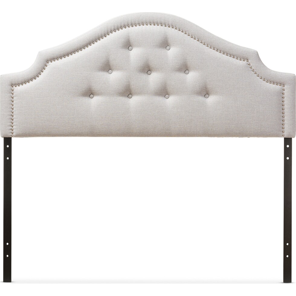 bello gray queen headboard   