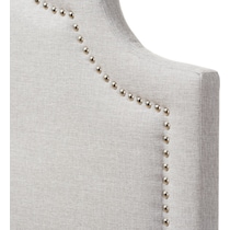 bello gray queen headboard   