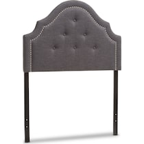 bello gray twin headboard   