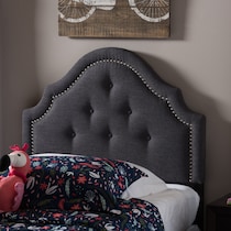 bello gray twin headboard   