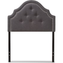 bello gray twin headboard   