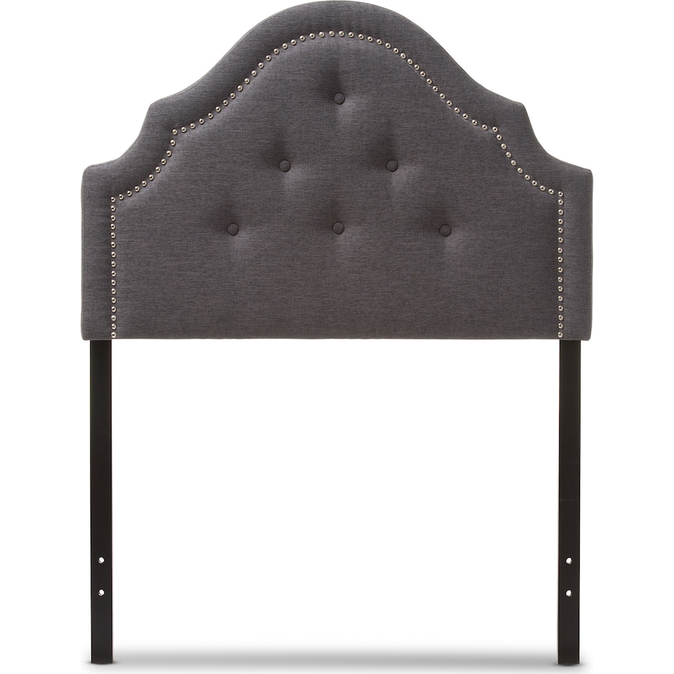 bello gray twin headboard   