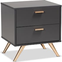 bellona gray nightstand   