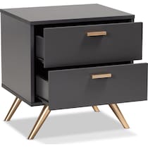 bellona gray nightstand   