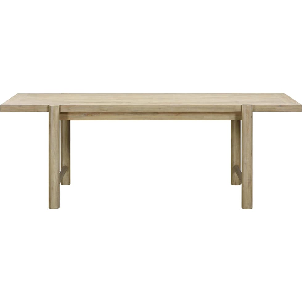 belmar light brown outdoor dining table   