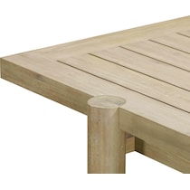 belmar light brown outdoor dining table   