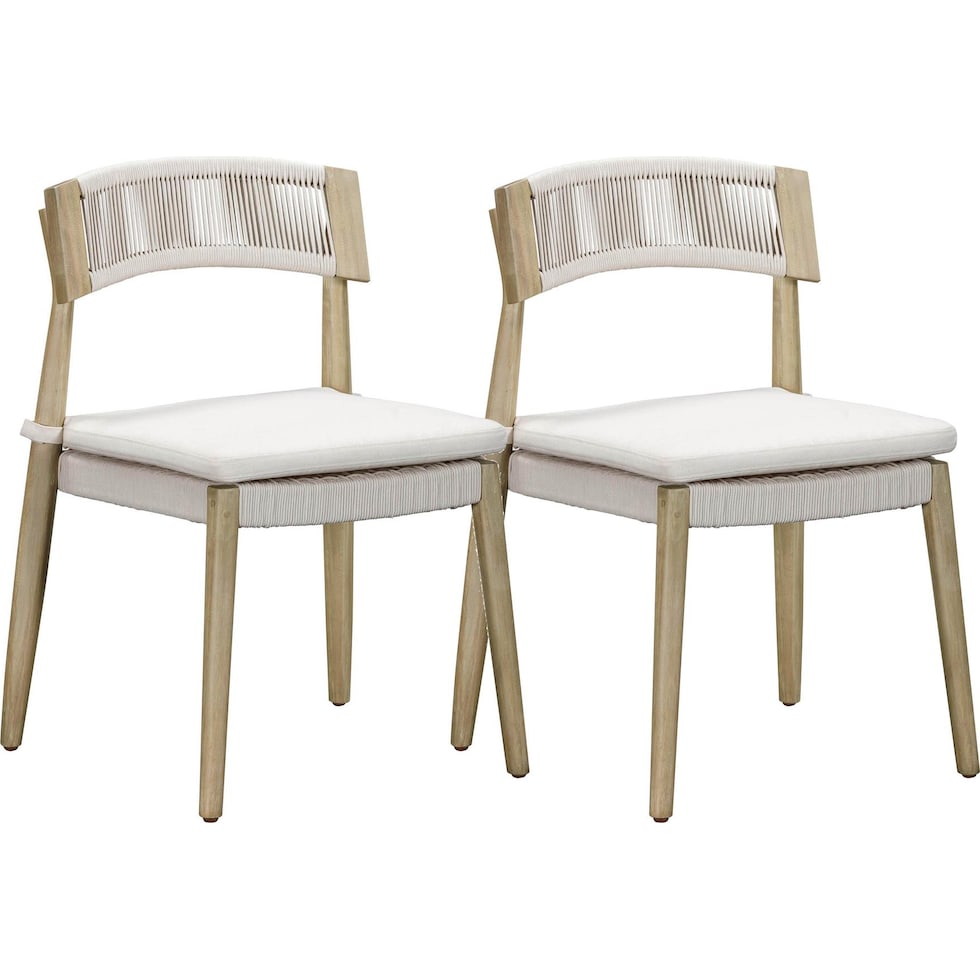 belmar white outdoor chair   
