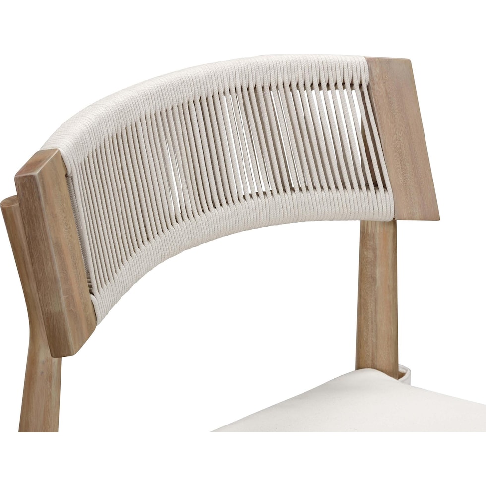 belmar white outdoor chair   