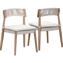 belmar white outdoor chair   
