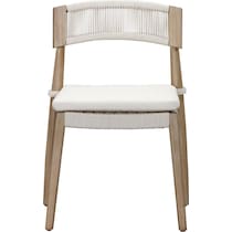 belmar white outdoor chair   