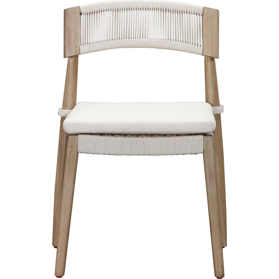 belmar white outdoor chair   