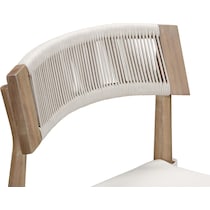 belmar white outdoor chair   