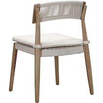 belmar white outdoor chair   