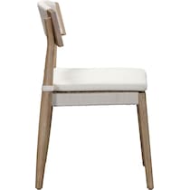 belmar white outdoor chair   