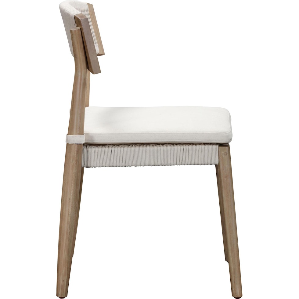 belmar white outdoor chair   